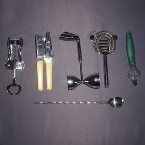 6 piece lot of bar tools EUC